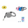 伸缩牵引器 3 米 （适合10kg内小型犬） CORREA EXTENSIBLE 5M