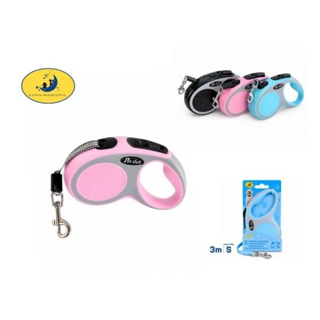伸缩牵引器 3 米 （适合10kg内小型犬） CORREA EXTENSIBLE 3M