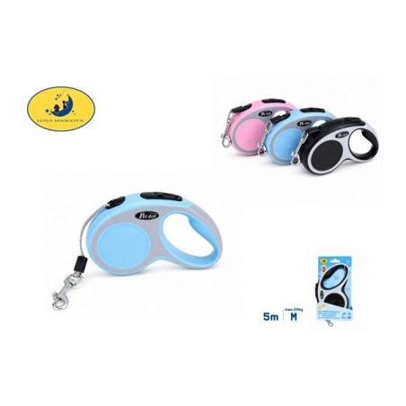 伸缩牵引器 5 米 （适合20kg内中型犬） CORREA EXTENSIBLE 5M
