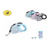 伸缩牵引器 5 米 （适合20kg内中型犬） CORREA EXTENSIBLE 5M