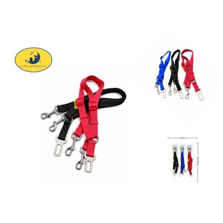 双头汽车安全扣2.0cm 50-70cm (ES): Cinturón de seguridad para dos perros en coche 2.0cm