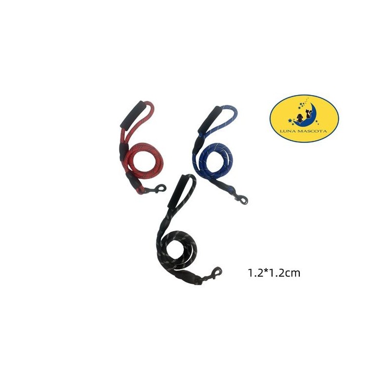 配色系反光圆绳 1.2*120cm Correa para perros 1.2*120cm
