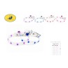 猫狗项圈夜光爱心1.0*30cm Collar Fluorescente De Silicona Para Mascotas