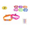 1.0夜光狗骨头 Collar Fluorescente De Silicona Para Mascotas