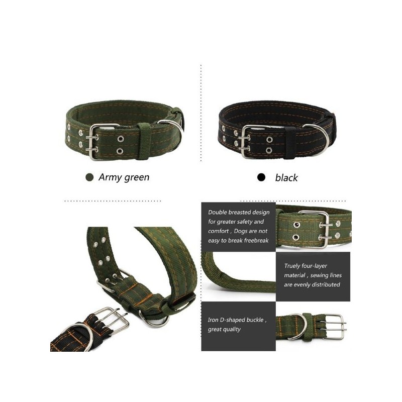 4.0四层俊带颈圈 Collar Para Perros
