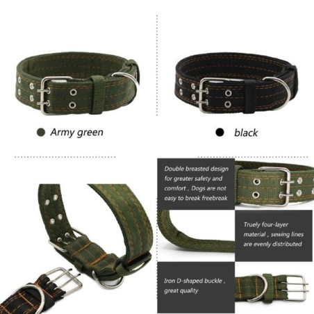 4.0四层俊带颈圈 Collar Para Perros