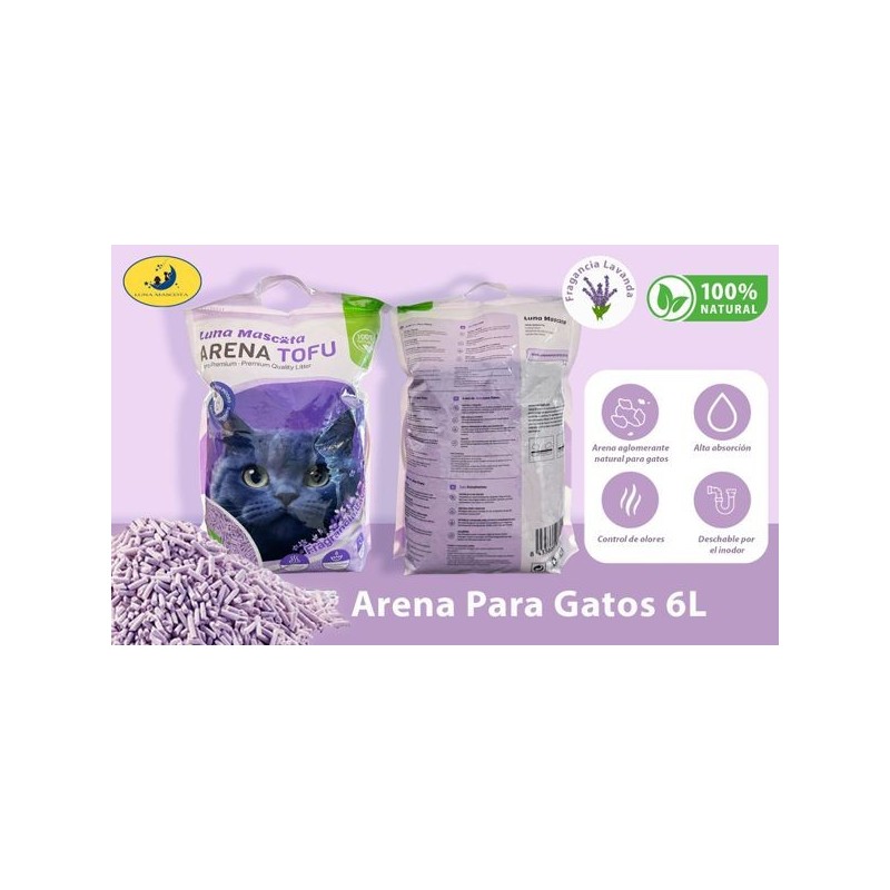 豆腐猫砂6L/2.5kg(薰衣草味） ARENA GATO 2.5KG LAVANDA