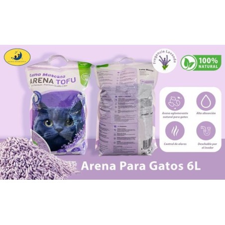 豆腐猫砂6L/2.5kg(薰衣草味） ARENA GATO 2.5KG LAVANDA