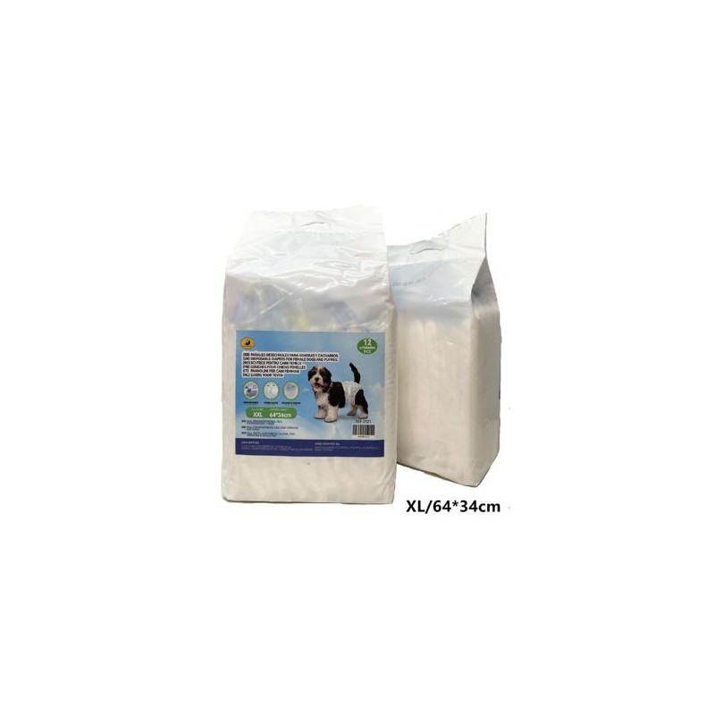 狗尿裤尺寸XXL Pañales Para Perro