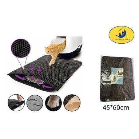 双层猫砂垫 45*60cm Alfombra arena gatos