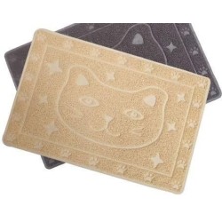 猫脸脚印宠物垫40cm*60cm Alfombra Para Mascotas 40Cm*60Cm