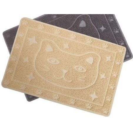 猫脸脚印宠物垫40cm*60cm Alfombra Para Mascotas 40Cm*60Cm