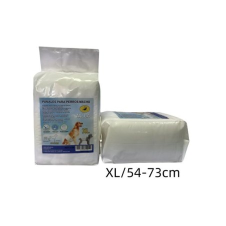 公狗尿裤 尺寸 XL Pañales para perros macho Talla XL