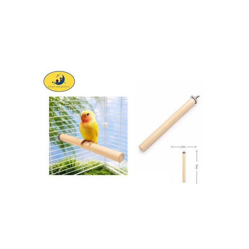 鸟玩具木站杆Φ2.0*15CM Accesorios para jaulas