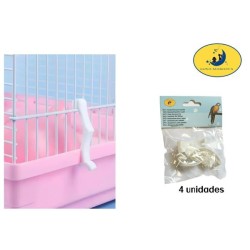 鸟笼配件边扣4pcs 5.5*1.5cm Accesorios para jaulas