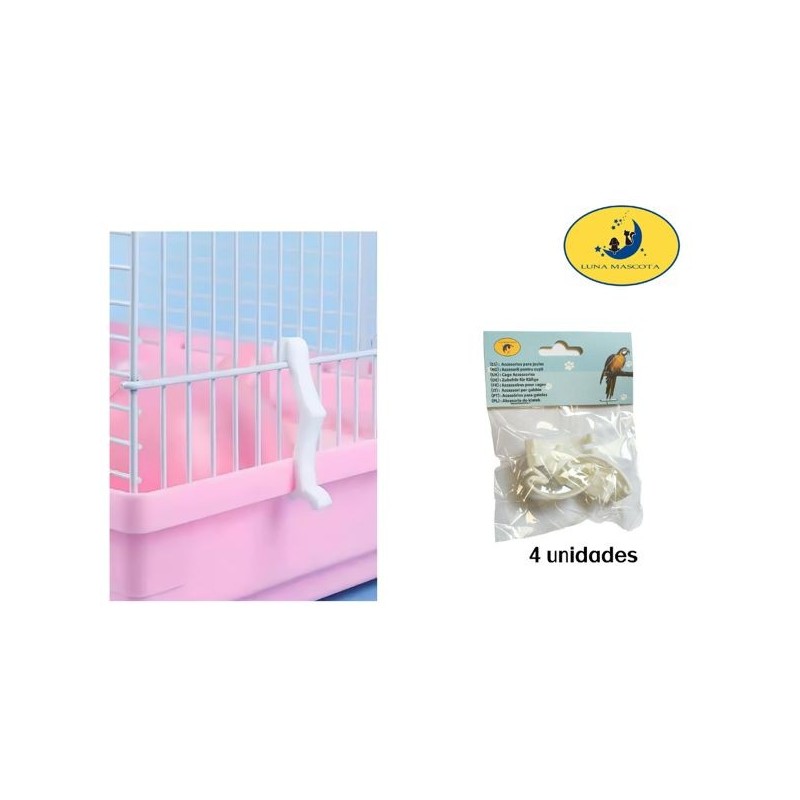鸟笼配件边扣4pcs 5.5*1.5cm Accesorios para jaulas