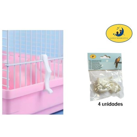 鸟笼配件边扣4pcs 5.5*1.5cm Accesorios para jaulas
