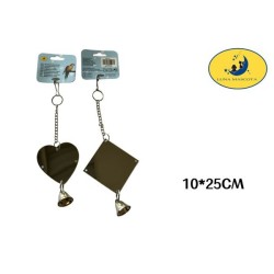 鸟玩具镜子10*25CM Accesorios para jaulas