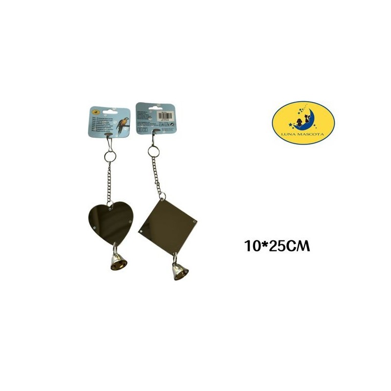 鸟玩具镜子10*25CM Accesorios para jaulas