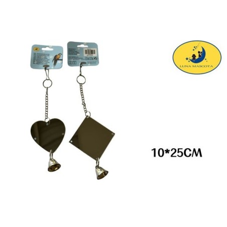 鸟玩具镜子10*25CM Accesorios para jaulas