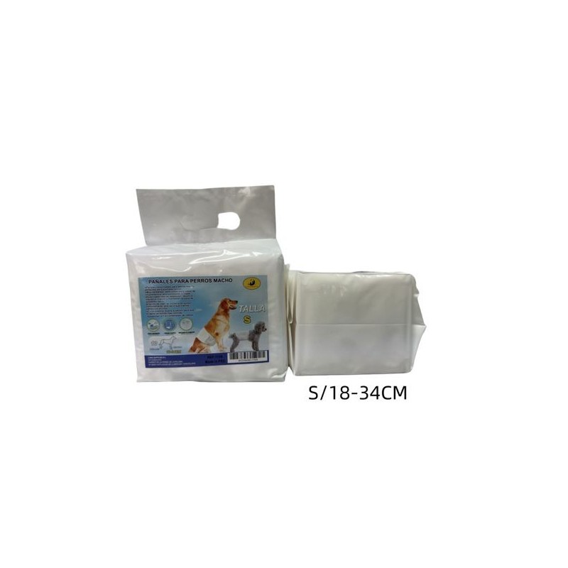 公狗尿裤 尺寸 S Pañales para perros macho Talla S