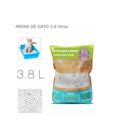 水晶猫砂3.8 L ARENA DE GATO 3.8 litros