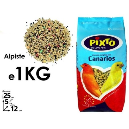 鸟食 CANARIOS 1KG ALIMENTO CANARIOS 1KG