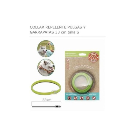 驱蚊虫颈环 S-33cm Collar Repelente Pulgas Y Garraptas 33Cm Talla S