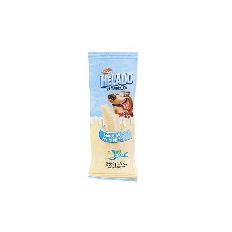 老外品牌宠物冰激凌 奶油味 （半固态无需冷藏，建议零售价1.5欧） Dr. Zoo Helado de crema x 50g