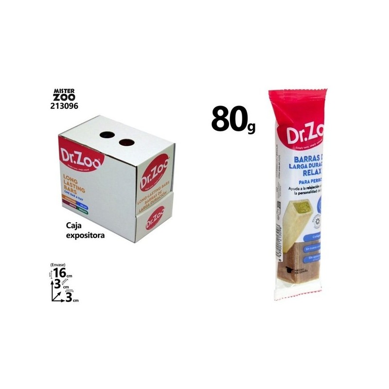 宠物零食80g APERITIVO PARA PERROS BARRA LARGA DURACION RELAX 80g
