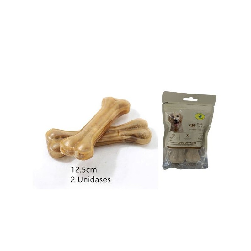 2pcs牛皮压骨12.5cm Mordedor Natural Perros