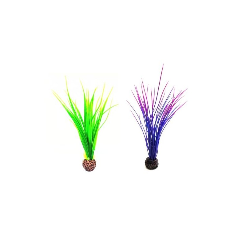 水草 18cm 1pcs Planta Artificial Para Acuarios