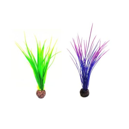 水草 18cm 1pcs Planta Artificial Para Acuarios