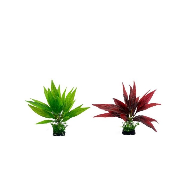 水草 15*10*28cm 1pcs Planta Artificial Para Acuarios