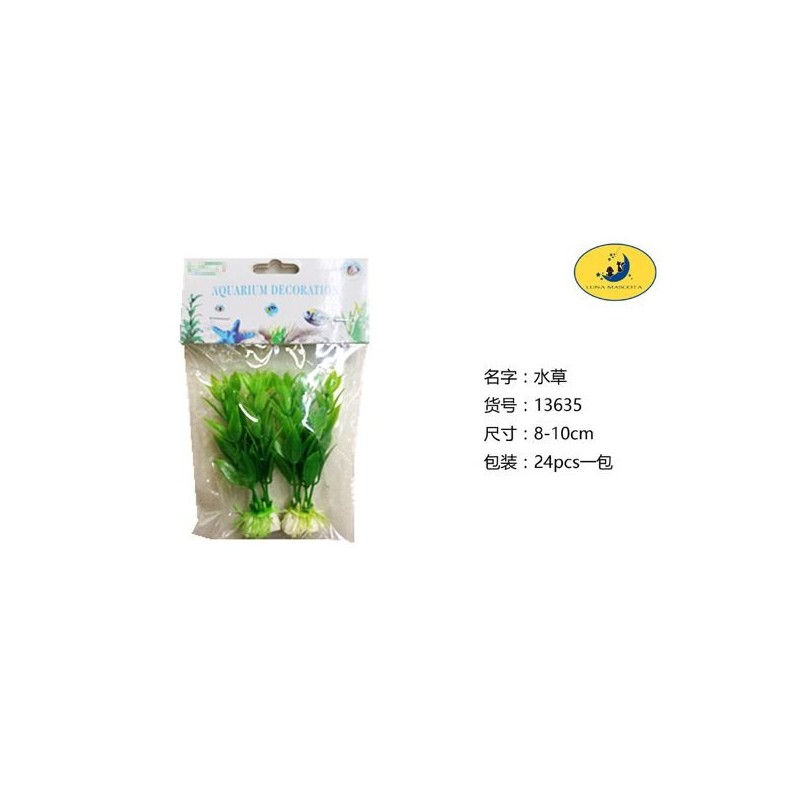 水草8-10CM Accesorio De Acuario