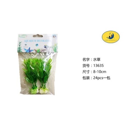 水草8-10CM Accesorio De Acuario