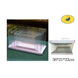 中号四件套鱼缸 Set de pecera para peces