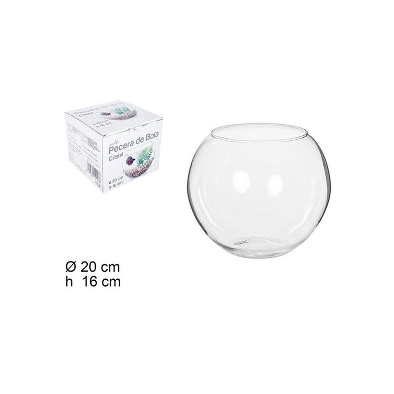 彩盒鱼缸20cm Pecera Cristal Caja Regalo 20Cm