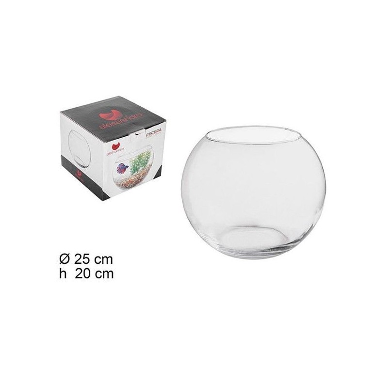 鱼缸25cm Pecera Cristal Caja Regalo 25Cm 25X25X20Cm