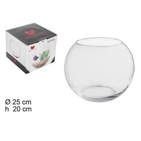 鱼缸25cm Pecera Cristal Caja Regalo 25Cm 25X25X20Cm