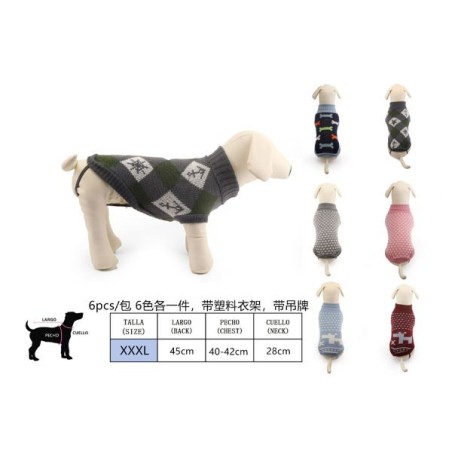 毛线衣 尺寸：XXXL Jersey Para Mascota Talla ：Xxxl