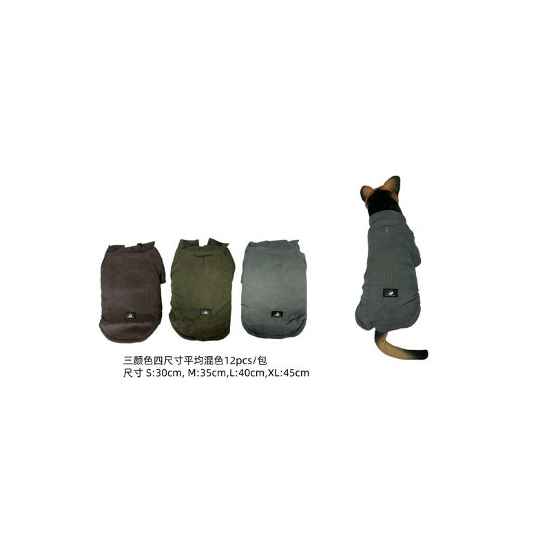 灯芯绒棉衣 Ropa Para Perro