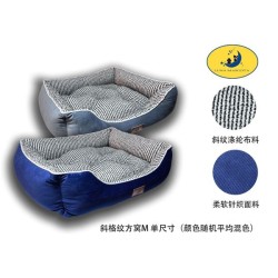 斜格纹方窝M 单尺寸（颜色随机平均混色） CAMA PARA MASCOTAS