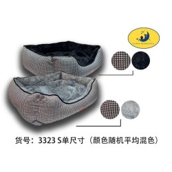千鸟格方窝S 单尺寸（颜色随机平均混色） CAMA PARA MASCOTAS