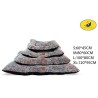 印花绒四件套垫子-深棕色脚印 Cama Para Perro Talla Xs 8435669813630 S 8435669813647 M 8435669813654 L 8435669813661