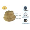 孔雀绒圆窝三件套（40cm、50cm、60cm）浅棕 Cama Para Mascota 3 Juegos