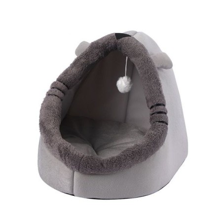 开口猫窝小号28x28x30cm灰色 casita para mascotas