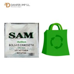 35X50环保塑料袋 BOLSA 70% RECICLADA 35X50 100UDS