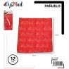 DM光板头巾 红色 PANUELO LISO ALGODON ROJO