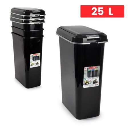 FORTE塑料垃圾桶 CUBO RECICLAJE 25 L NEGRO